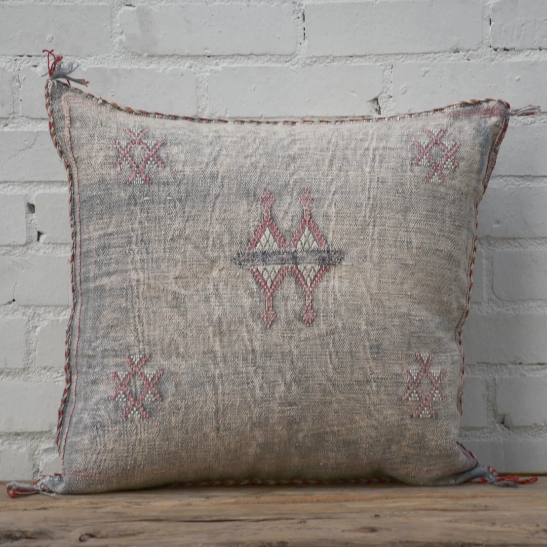 cactus silk sabra pillow cushion throw decorative shop slo