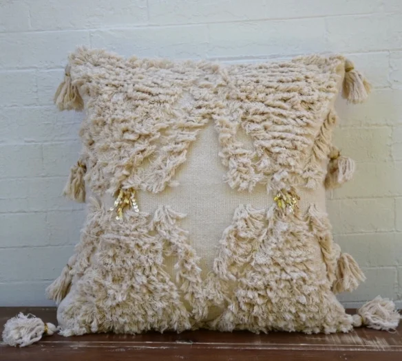 shop slo sustainable tassel pillow cover 