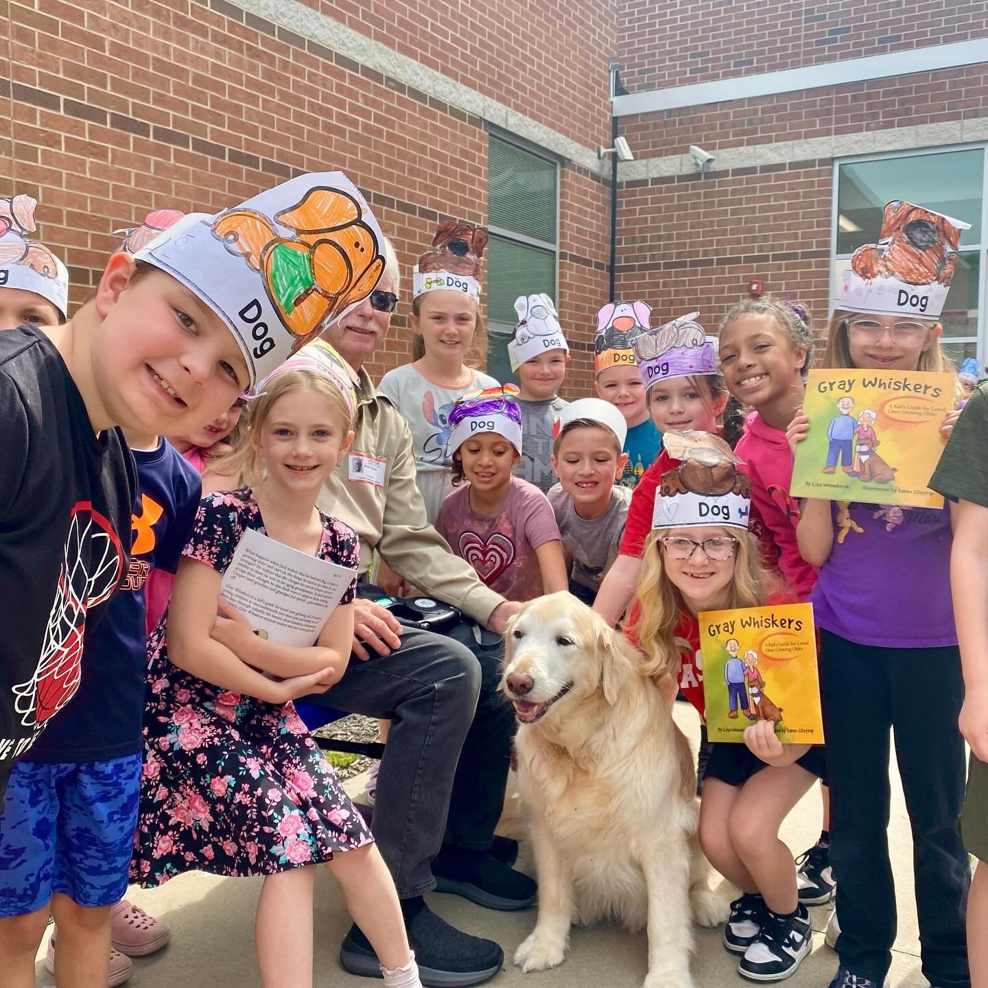 @jeffersoncountyhumanesociety&hellip;&rdquo;We are now a permanent fixture to the 1st grade empathy curriculum. Last year, we gave the kids Love me Gently and this year we gave them Gray Whiskers. We were able to demonstrate the interaction between a
