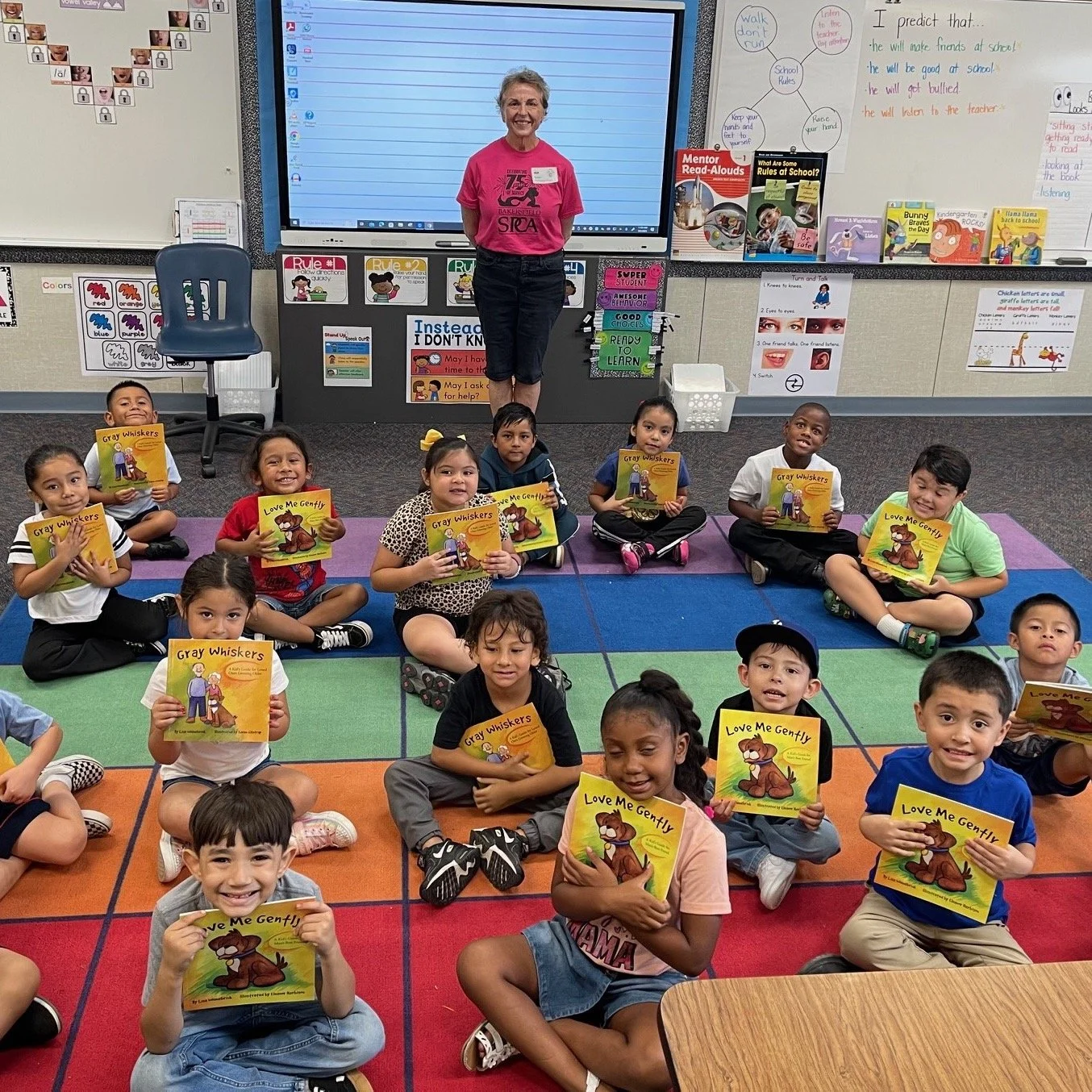 Back to school in Bakersfield! We're seeing more and more schools starting the new year with our books to inspire kindness right from the start! #wi̇nwi̇n #booksforkids #literacy #kindnesstoanimals #kindness #humaneeducation #charactereducation #beth