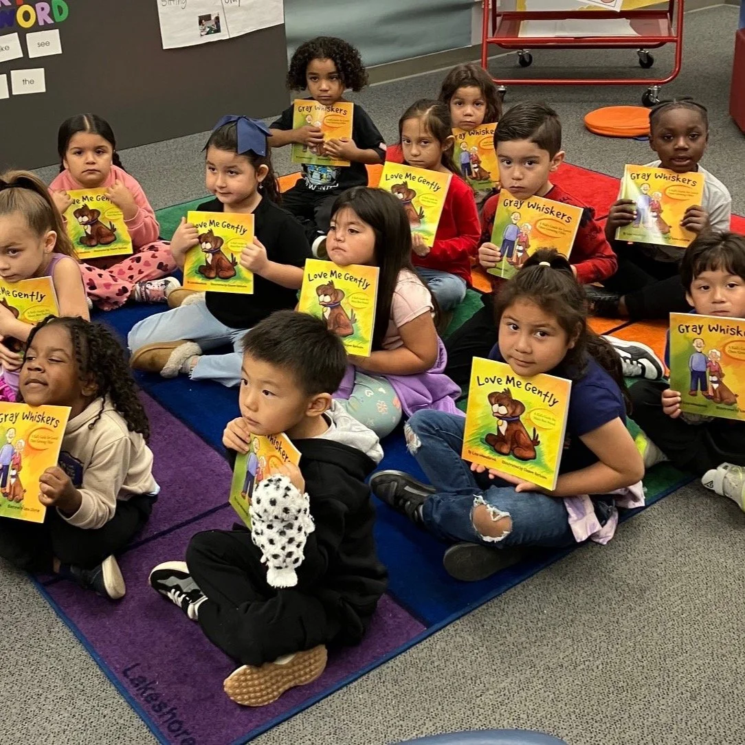 #humaneeducation #puppy #dog #booksfordonation #literacy #graywhiskersbook #lovemegentlybook #tailsthatteach @bakersfieldspca