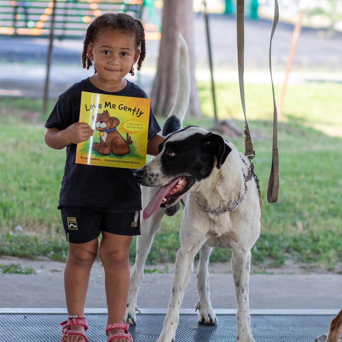 This is what compassion looks like.
A child, a dog, and a gentle reminder that kindness matters. #tailsthatteach #booksforkids #humaneeducation #lovemegentlybook #kindness #compassion #empathy #dog #puppy