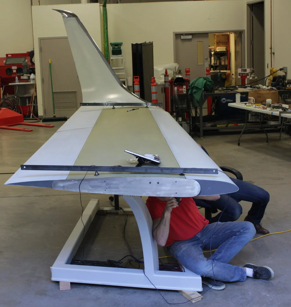 THE DEMONSTRATOR UNDER CONSTRUCTION