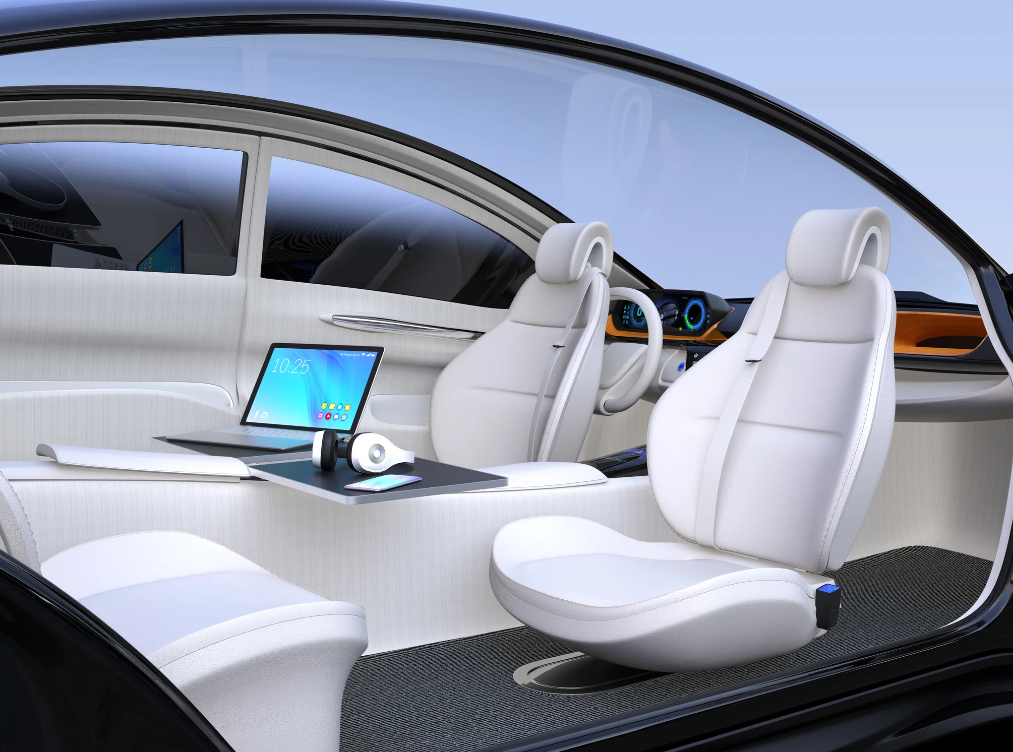 Automotive Interiors shape-changing technologies are currently being considered for improving automotive interior design and seating. Under non-disclosure agreements at this time.