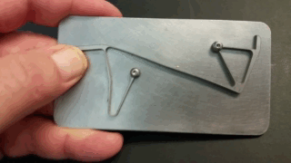 This was a simple translation of motion needed for a power tool.