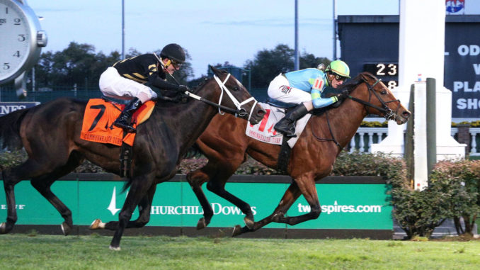 Mr Dumas Wins Stakes Debut in Commonwealth Turf