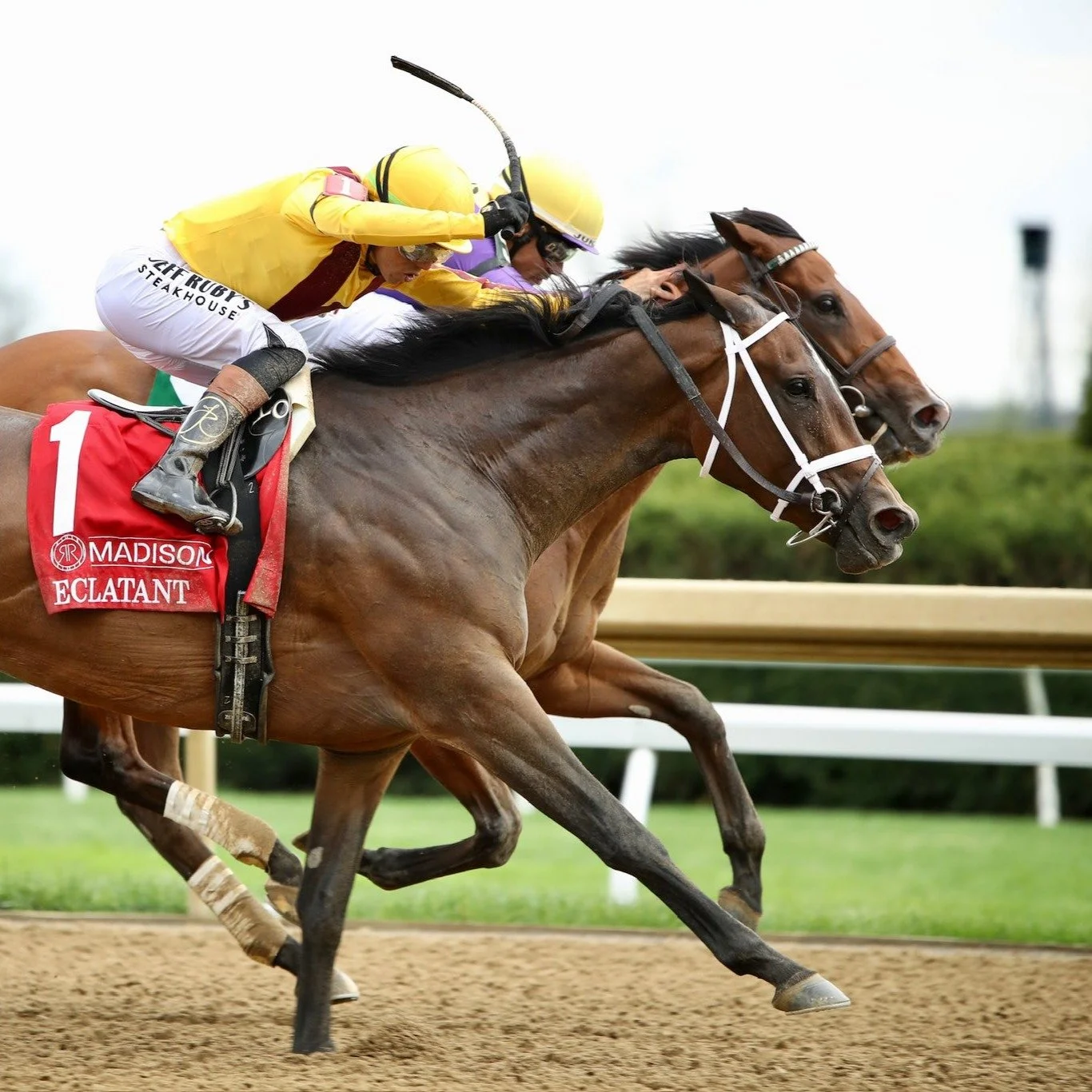 A huge Keeneland Opening weekend for Margaux with training graduate ECLATANT delivering an incredible performance to capture the $650,000 Grade 1 Madison Stakes, closing with authority in a superior effort. 💥

Congratulations to Stonestreet Stables,