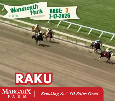 Raku Impresses with Debut Victory at Monmouth Park