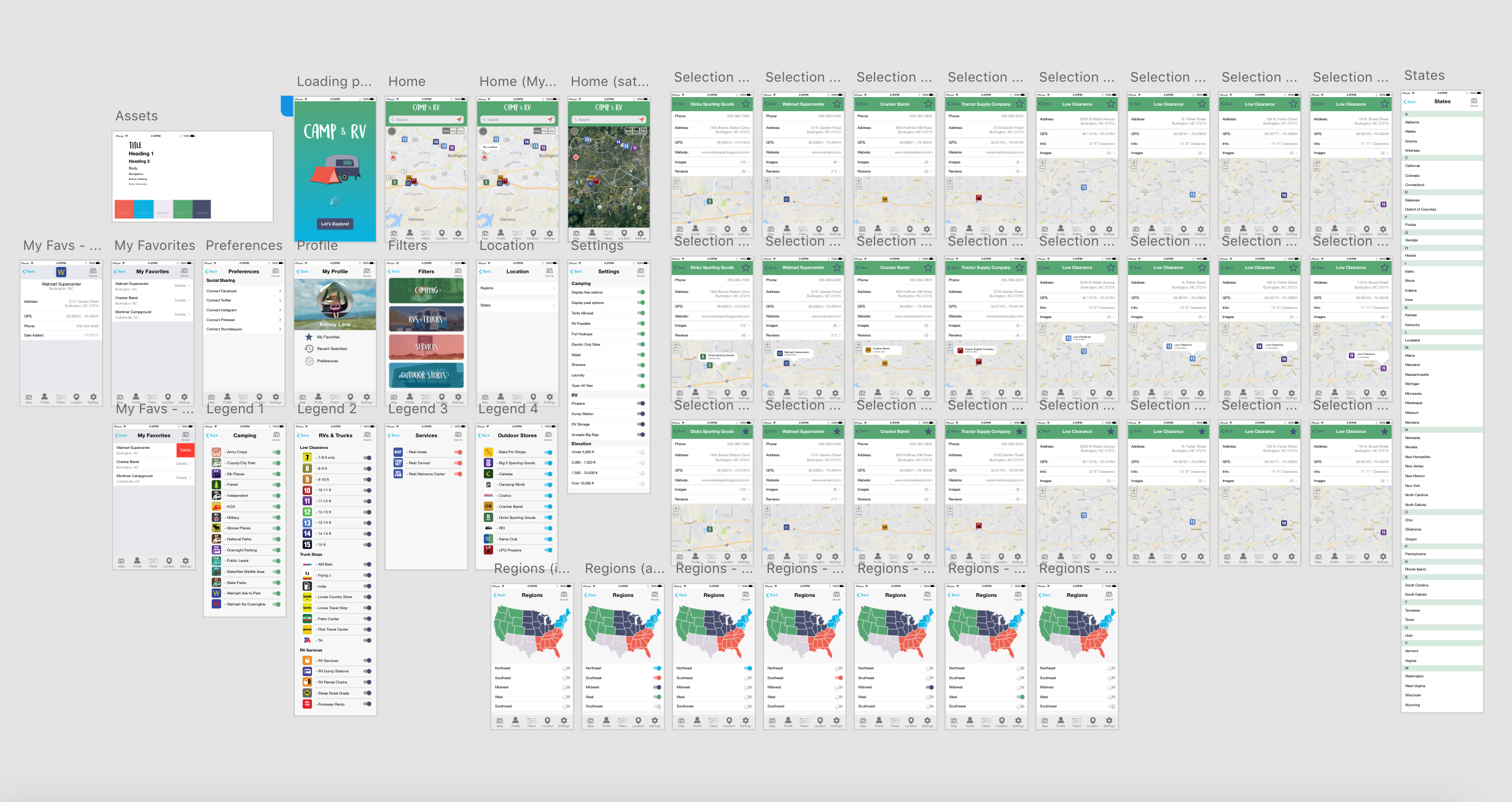 Camp & RV App All Screens.png
