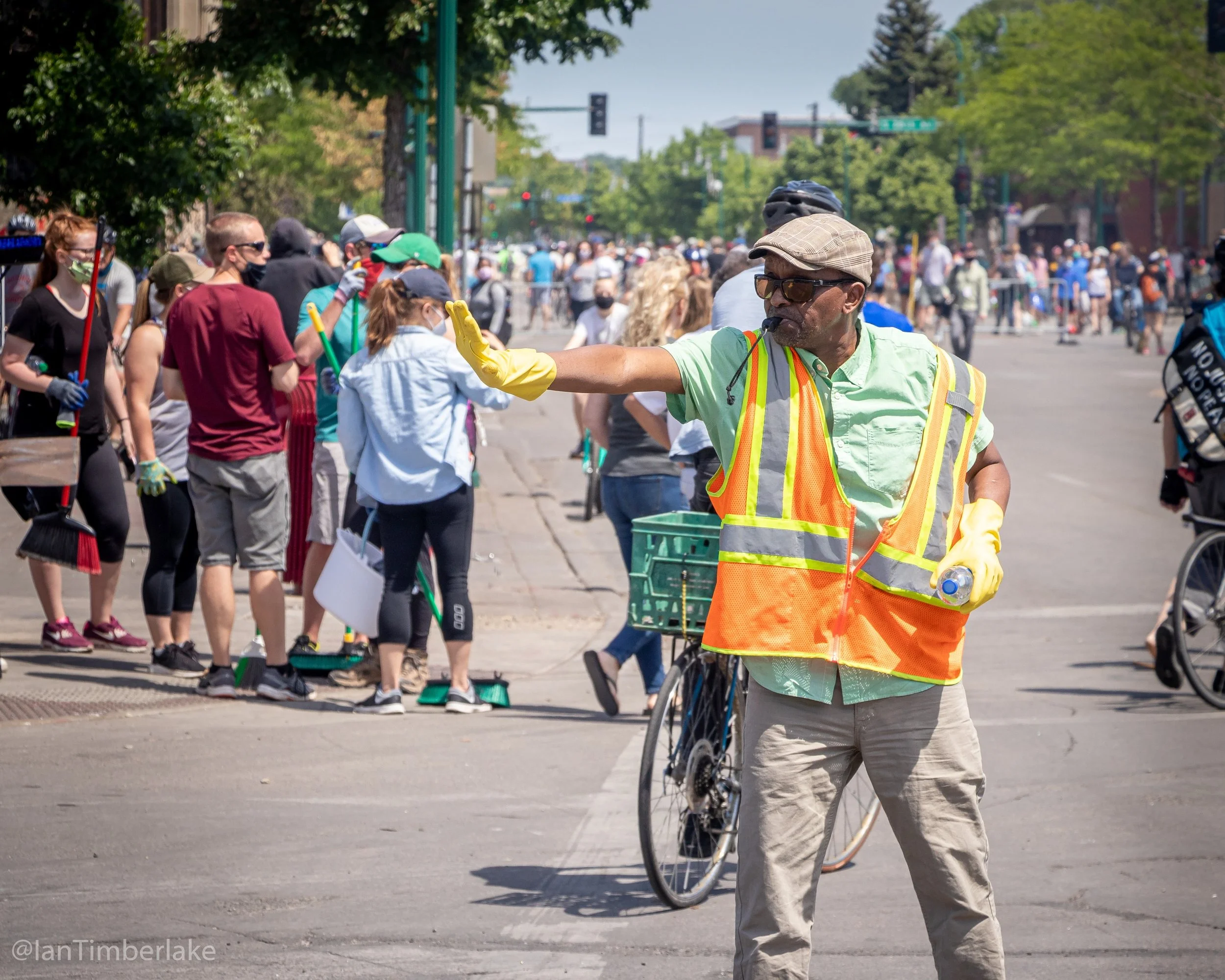 Citizen Directing Traffic