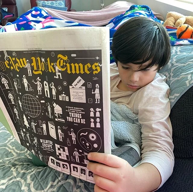 El Niño, enjoying @nytimes kids edition🧐 📰