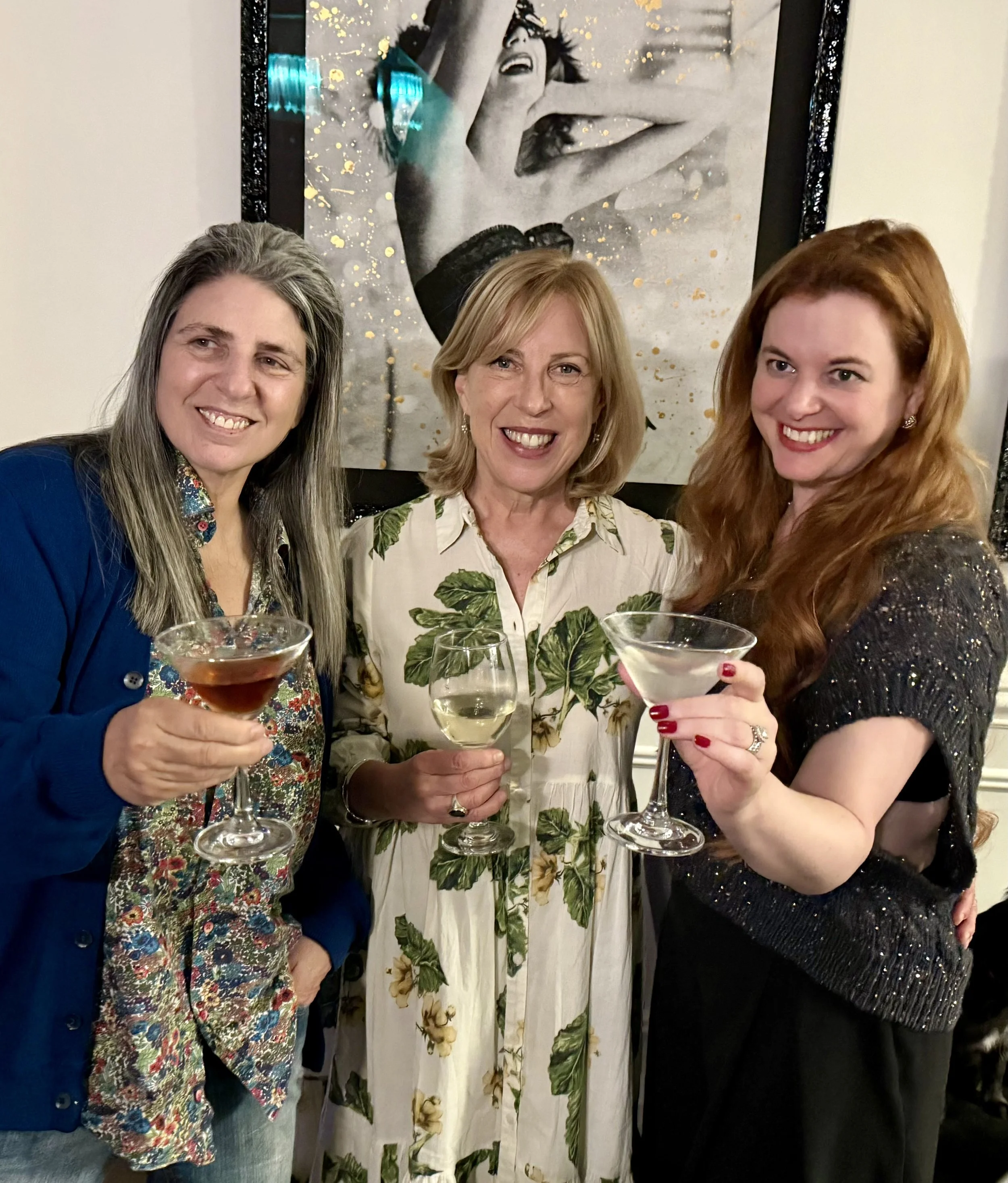 Christina Baker Kline (THE FOURSOME) and host Brisa Carleton (LAST CALL AT THE SAVOY)