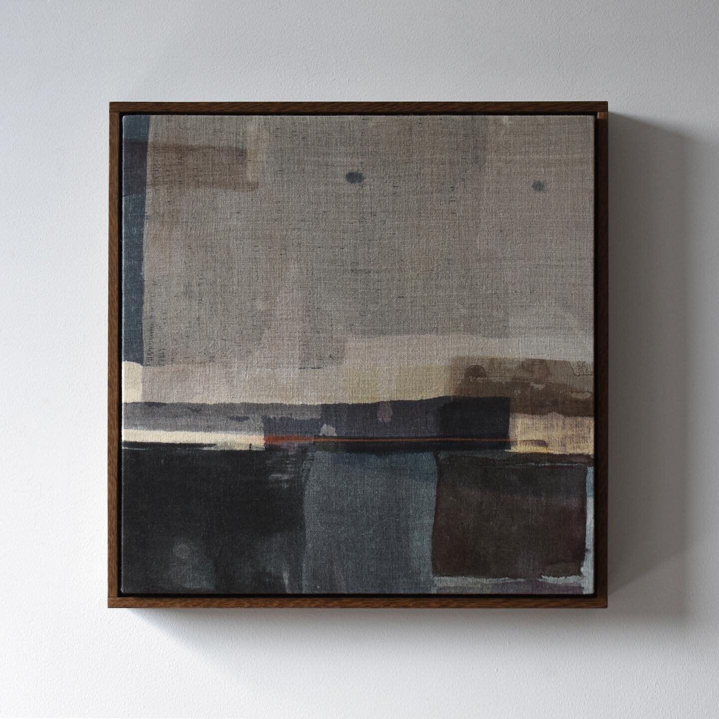 &ldquo;Boro Cloth II&rdquo; 32 x 32cm, dye and pigment on linen. Framed in fumed Scottish oak. *Sold*

A process of layering and stripping of colour, revealing subtle textures and the remnants of form.