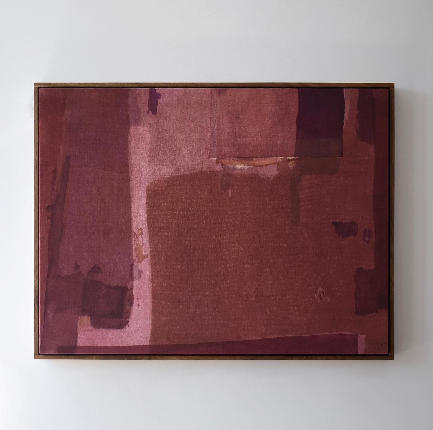 &ldquo;Ling&rdquo; dye and pigment on linen, 65 x 50cm, framed in fumed Scottish oak. *Sold*

Depicting the tonal range of heather covered hills, from the fleeting magenta bloom in late summer to burgundy tones in autumn.