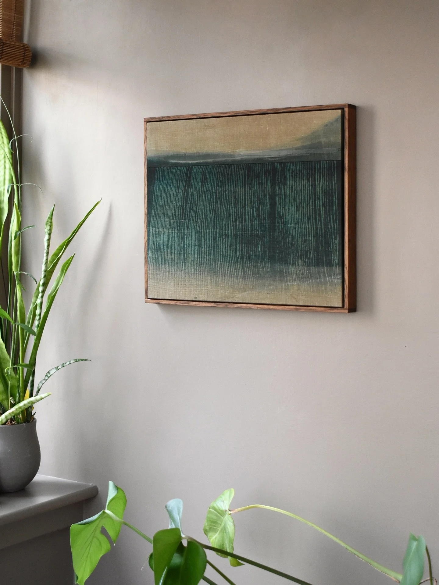 &ldquo;Garafad&rdquo; 42 x 52cm, framed in fumed Scottish oak. Sold. 

Linear waves captured on Skye 🌊