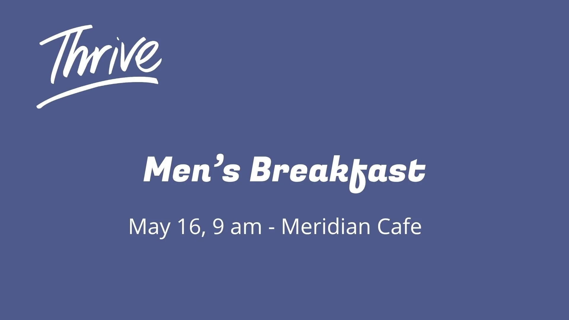 Men's Breakfast