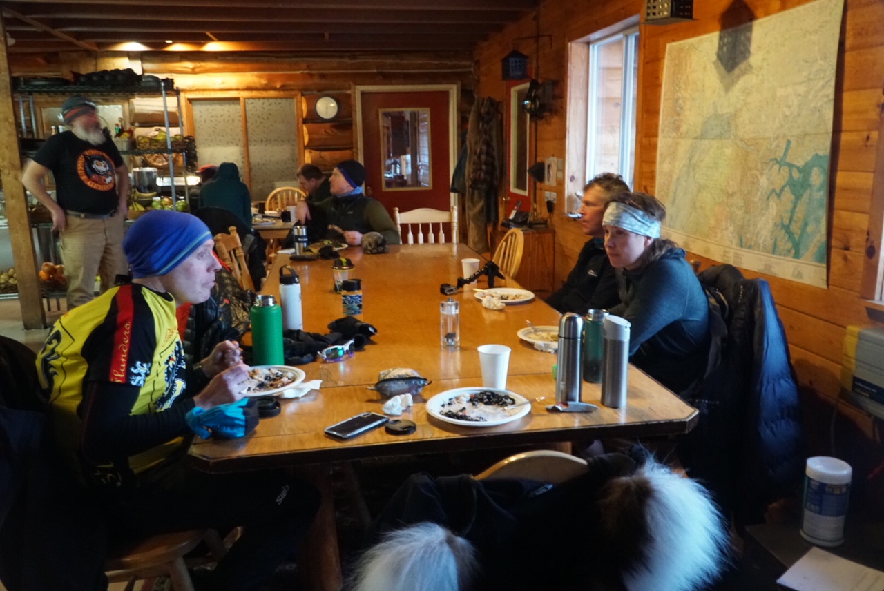 Pit stop at Winterlake Lodge