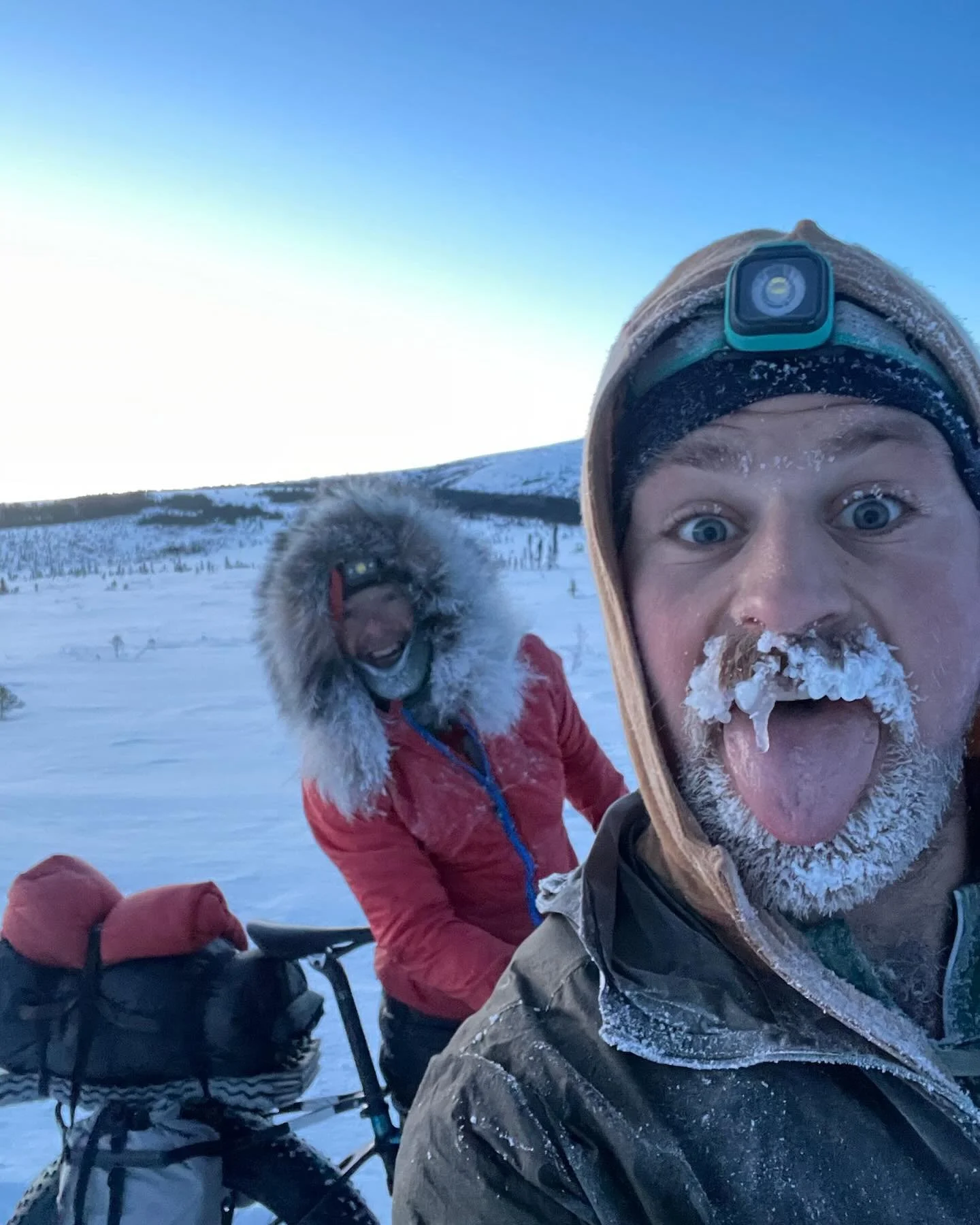 The first finisher looms.  