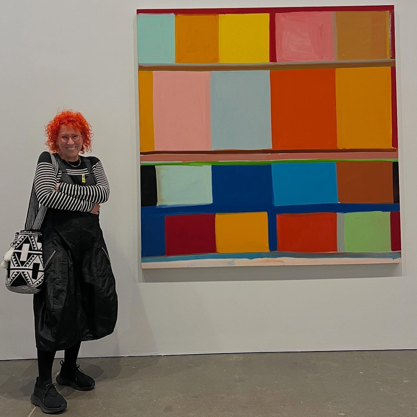 Wonderful time tonight at the Stanley Whitney exhibit and accompanying talk at the ICA. I love his work and feel like we are kindred spirits in the color world. Peeking into his sketchbooks was so inspiring - in a whole body visceral way. The show ma