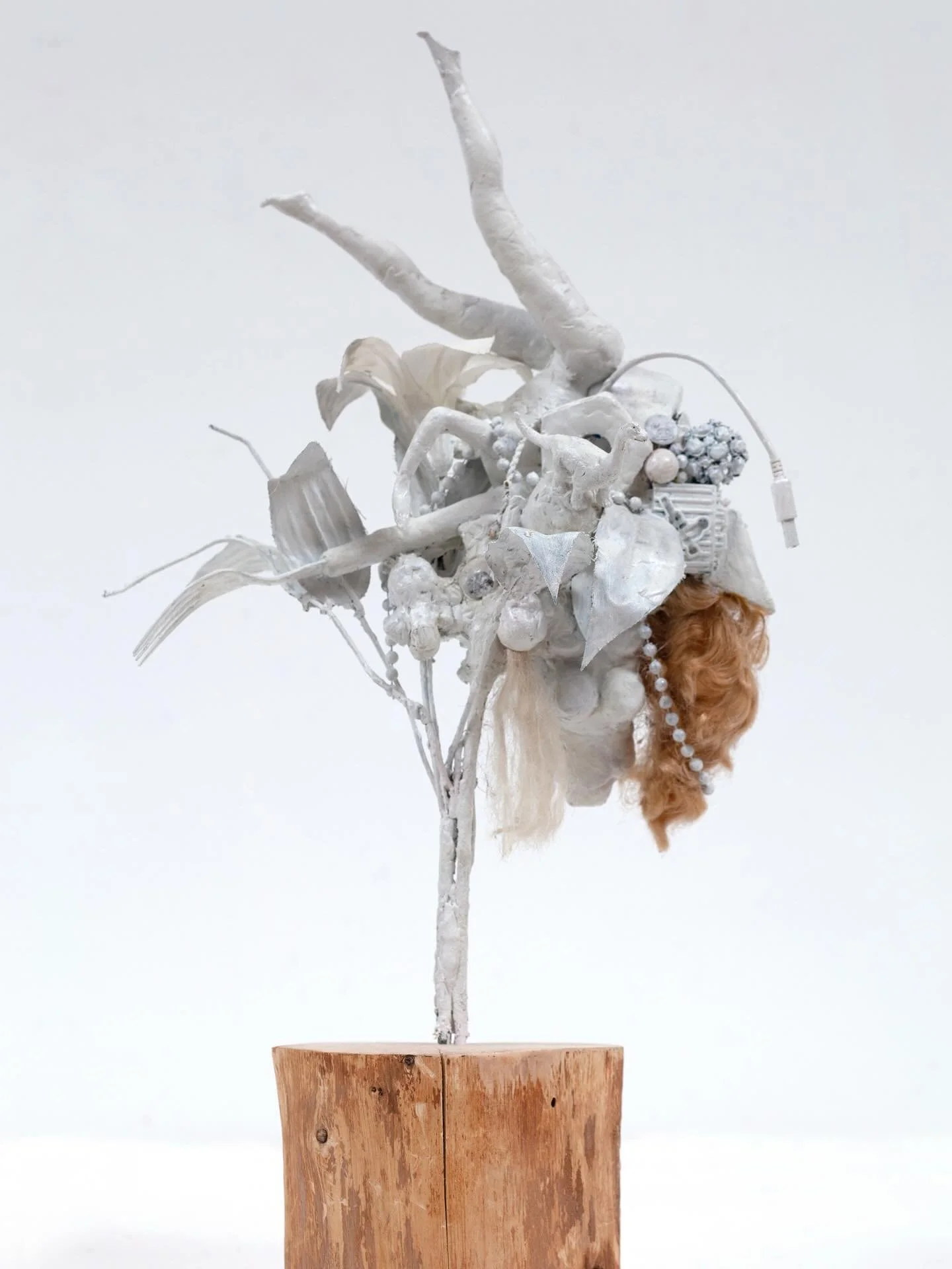 Sarah Meyers Brent repurposes old toys and family detritus to create beauty from the chaos of motherhood. We are delighted to include &ldquo;A Portrait of a Woman and a Mother,&rdquo; upcycled objects and mixed media, 23x13x12, 2021, in the upcoming 