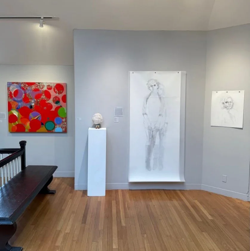 Repost from @concordart
&bull;
Visit co-curators Deborah Peeples @debpeeplesart and Kathryn Geismar @geismarart this Saturday between 2pm and 4pm at the gallery before &ldquo;Motherhood as Muse&rdquo; closes that afternoon!

*****

Artwork, left to r