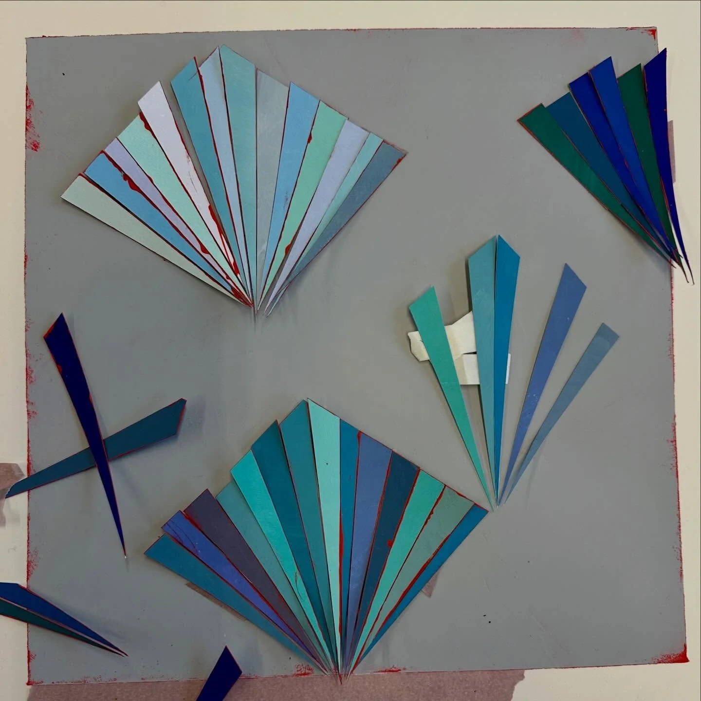 Back in the studio after a lovely, relaxing vacation, followed by a nasty head cold. 

Hoping to finish this collage tomorrow. 

#collage #gouache #studio #bts #bostonartist