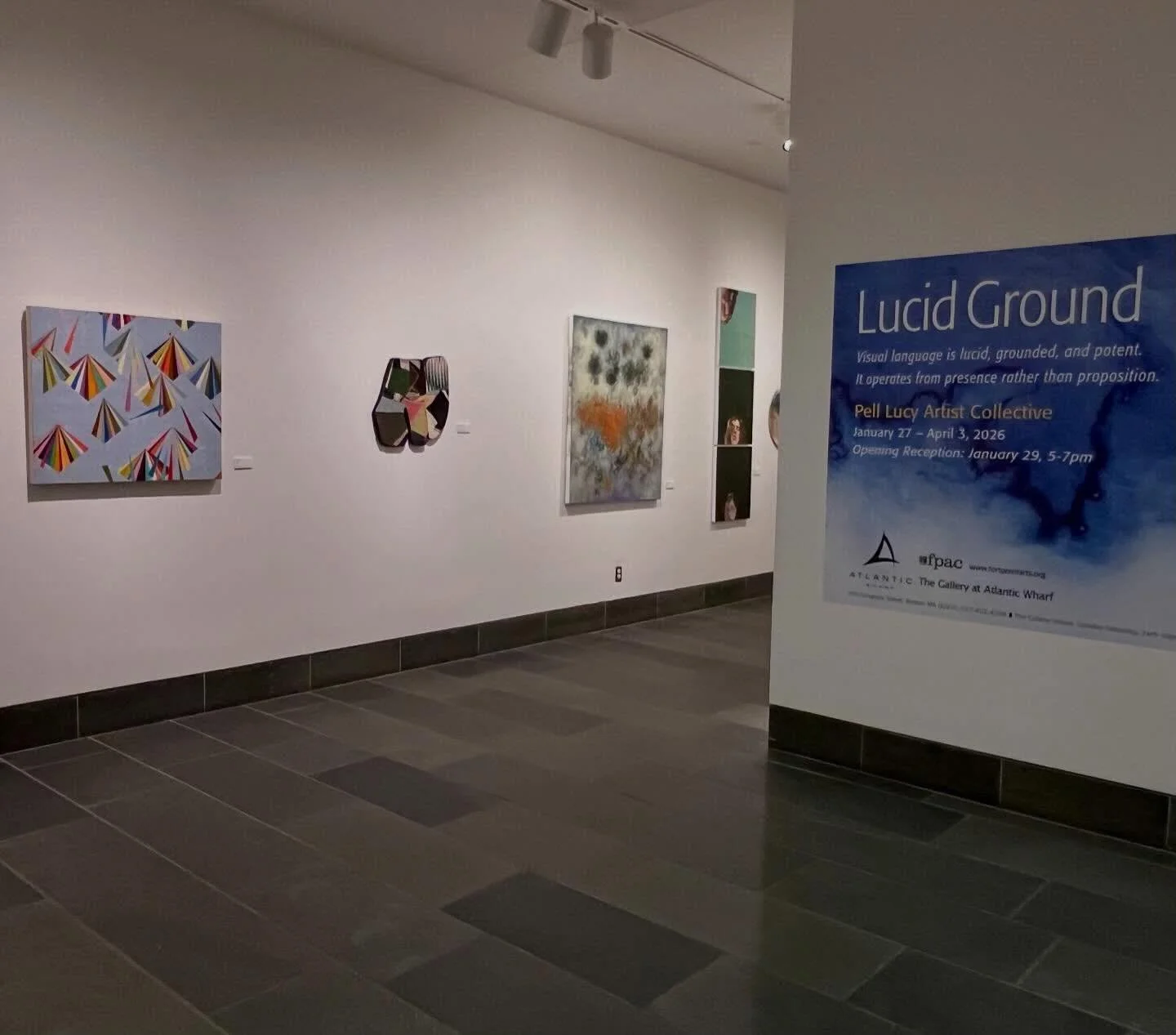 Repost from @dorotheavancamp
&bull;
Reception tonight 5 - 7 pm!
Lucid Ground 
The Gallery at Atlantic Wharf
290 Congress Street
Boston ( near South Station )
Stop by to see this strong showing by the Pell Lucy Artists&rsquo; Collective and enjoy snac