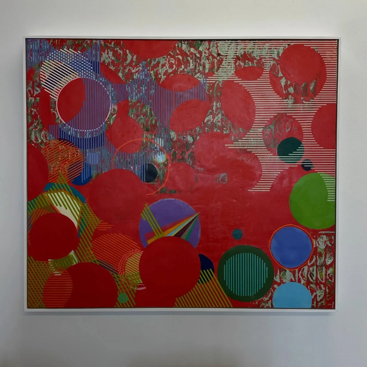 With thanks to @geismarart for her great critical eye in helping curate my studio walls. I am so grateful for your support and friendship!

And to @ronpeep (AKA the wind beneath my wings) for building the beautiful frame for this painting. 

How luck