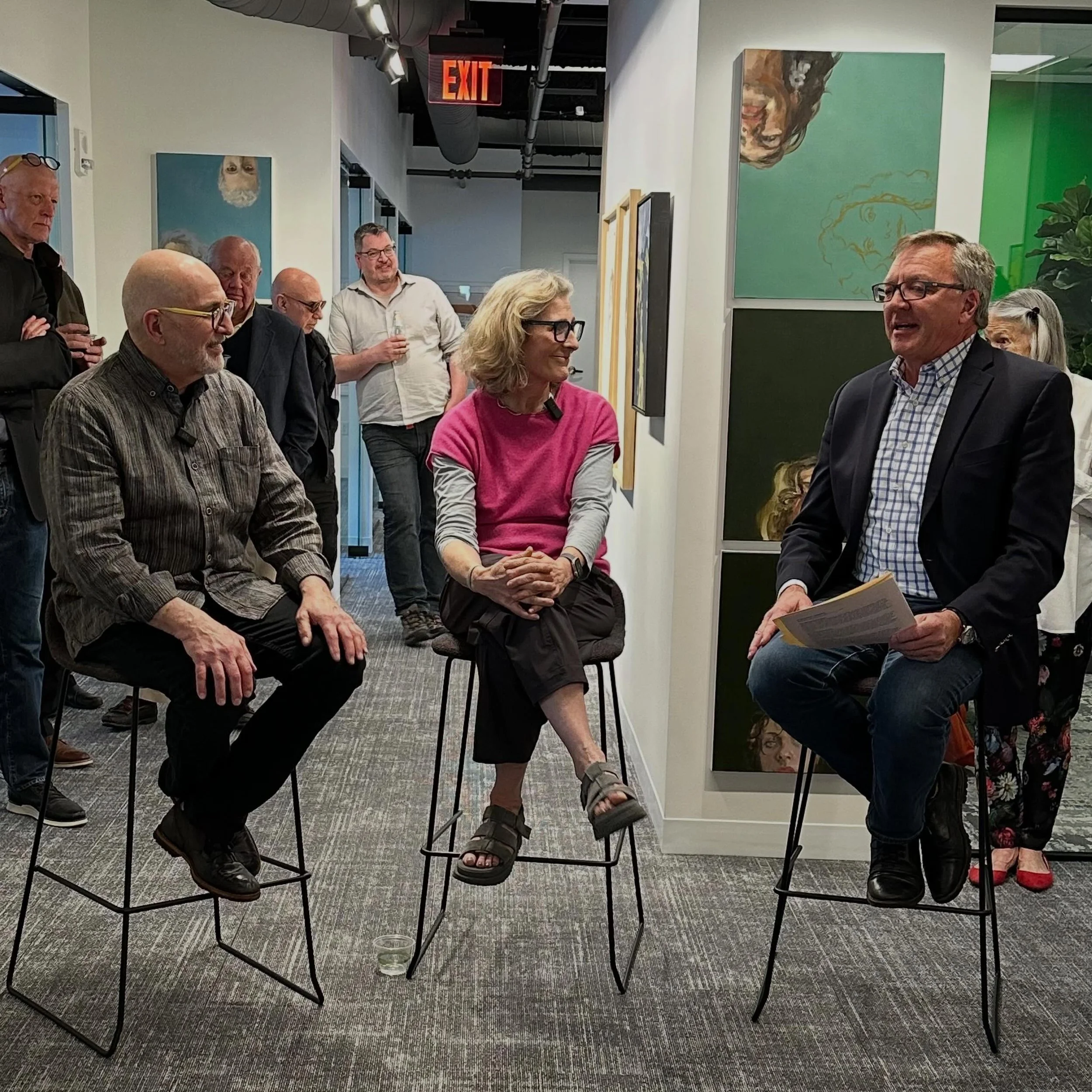 It was a delight to attend Friday night&rsquo;s opening of Somewhere|Someone, paintings by Steve Imrich and Kathryn Geismar at the Paul Dietrich Gallery. In addition to being a gorgeous exhibit, the pairing of their work sparked so many interesting a