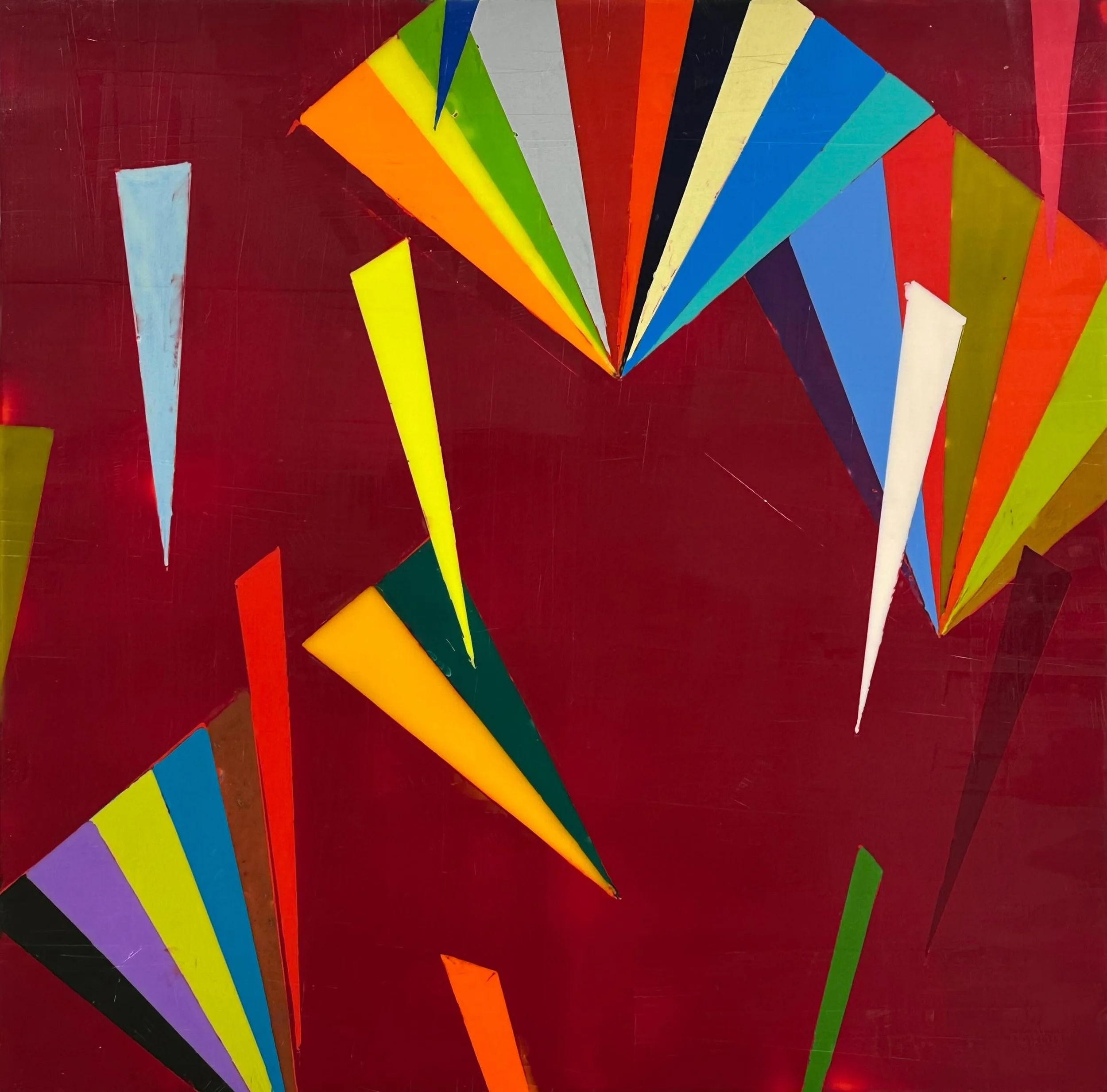 Repost from @13forest
&bull;
New in the gallery: Deborah Peeples, Shards, encaustic on panel