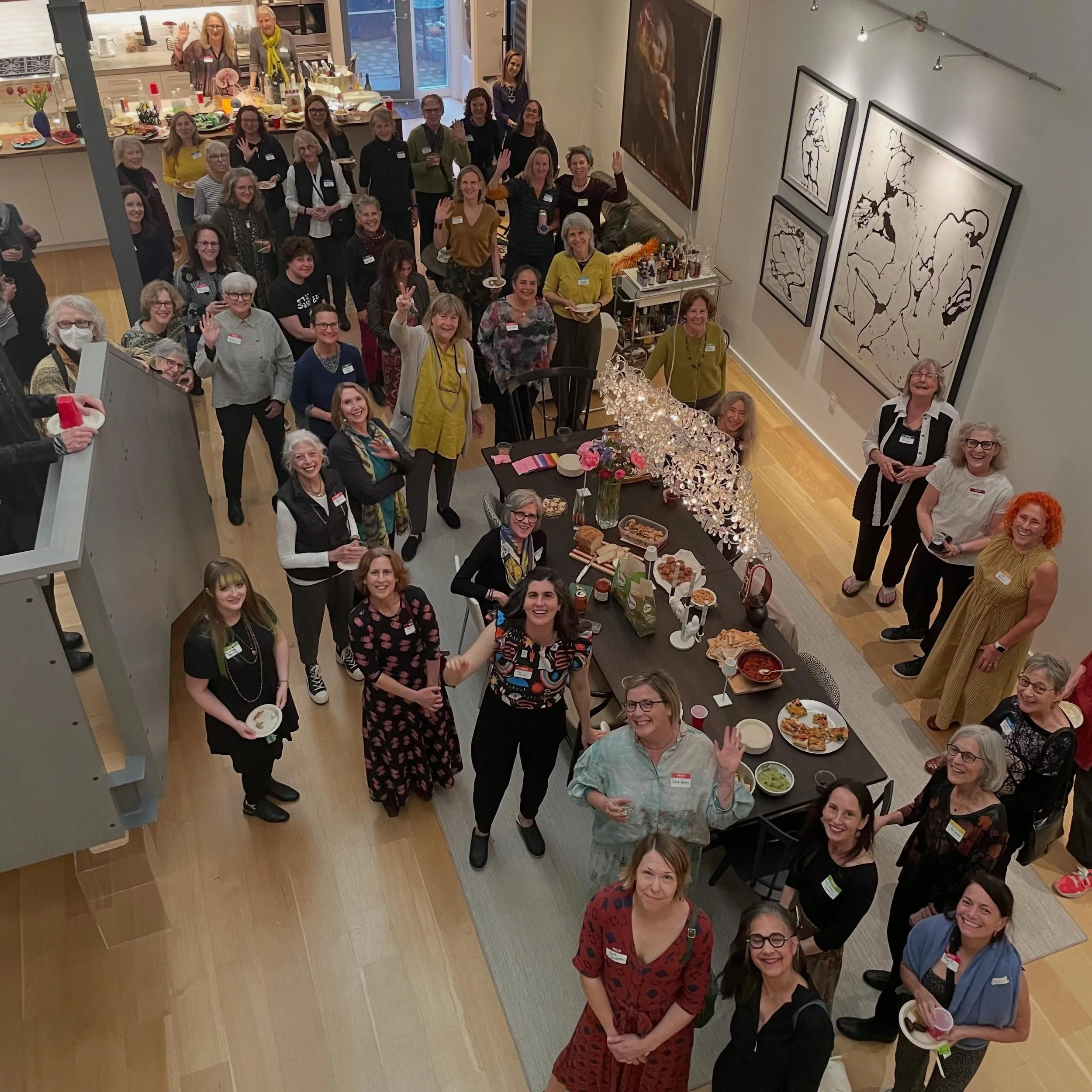 3rd Annual Party for Women in Art + Design is in the books! 

What a fabulous idea @helenawurzel @deeelms @debgkatz! Thank you to best co-hosts and friends @geismarart &amp; @deborahbarlow and to everyone who came! I need a million more hours to talk