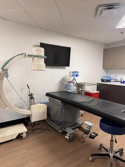Procedure room for hormone imbalance care at Dr. Dan Williams in Carmel, IN