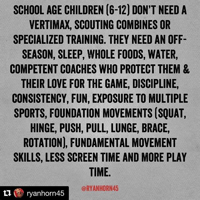 This is on point! I would also add they need the room to fail and encouragement to try again. They need support from parents and coaches that will tell them it&rsquo;s okay to mess up. And they need perspective that success or failure in sports doesn