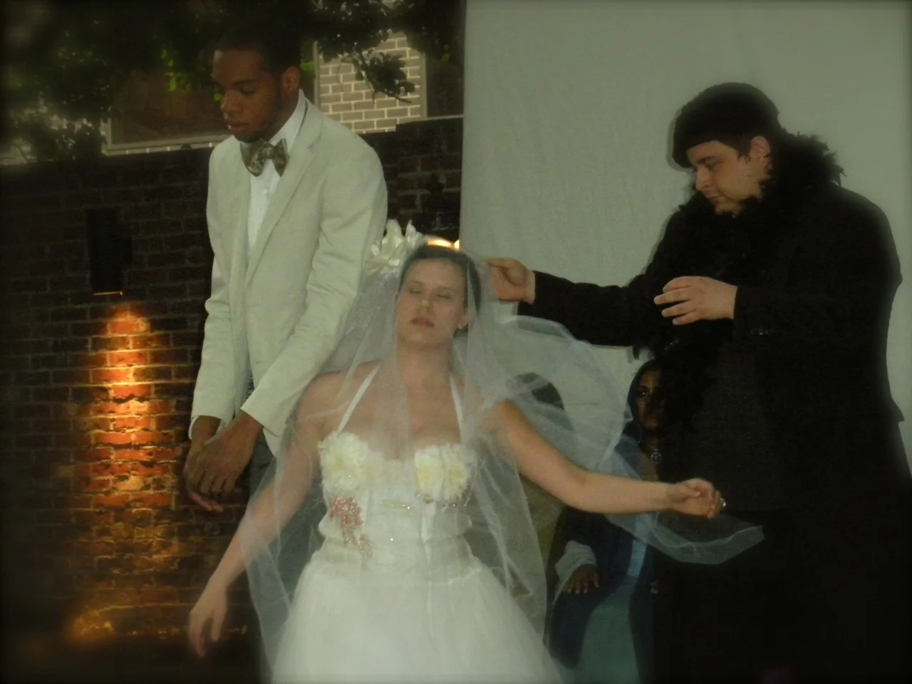 Max Young-Jones, Suzanne Watts and Rick Westerkamp perform the opening scene