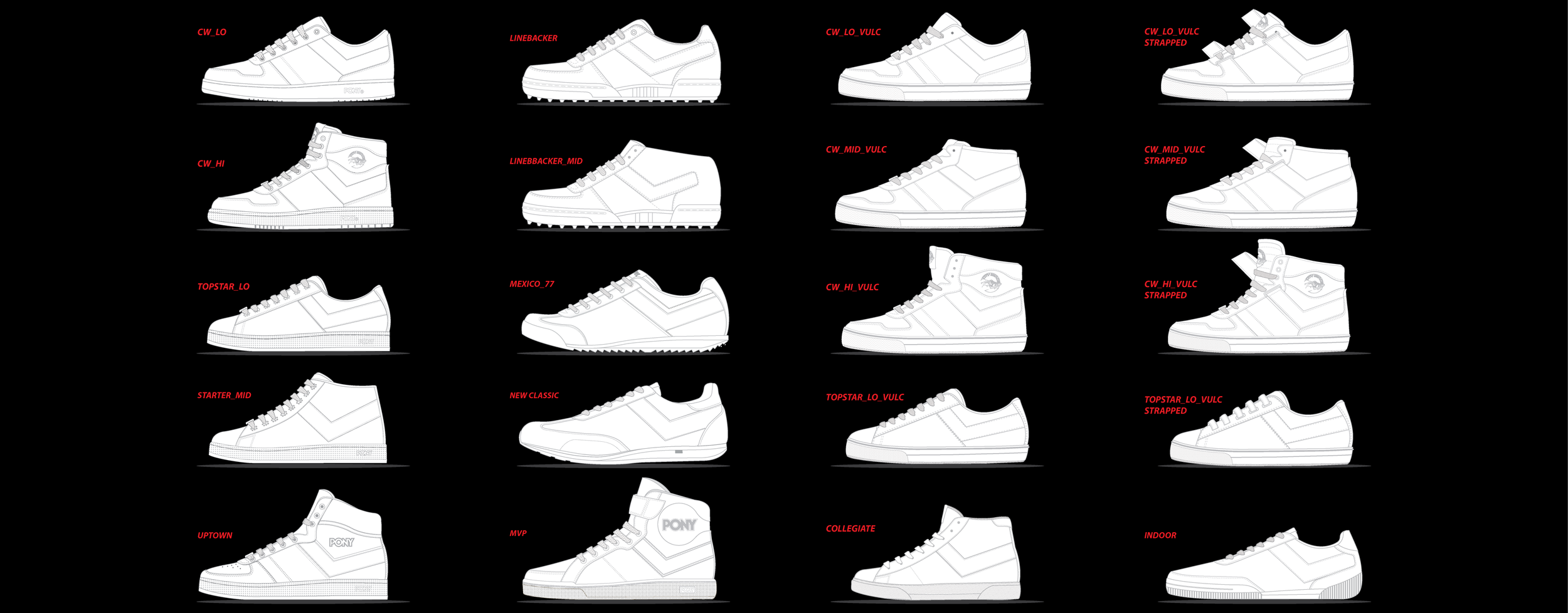 pony international shoes