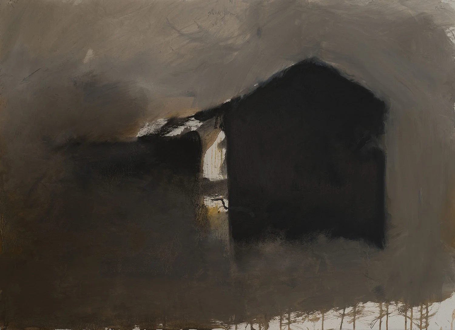 Uncharted Terrain Collection #7, 22 x 30 inches, Oil on Paper