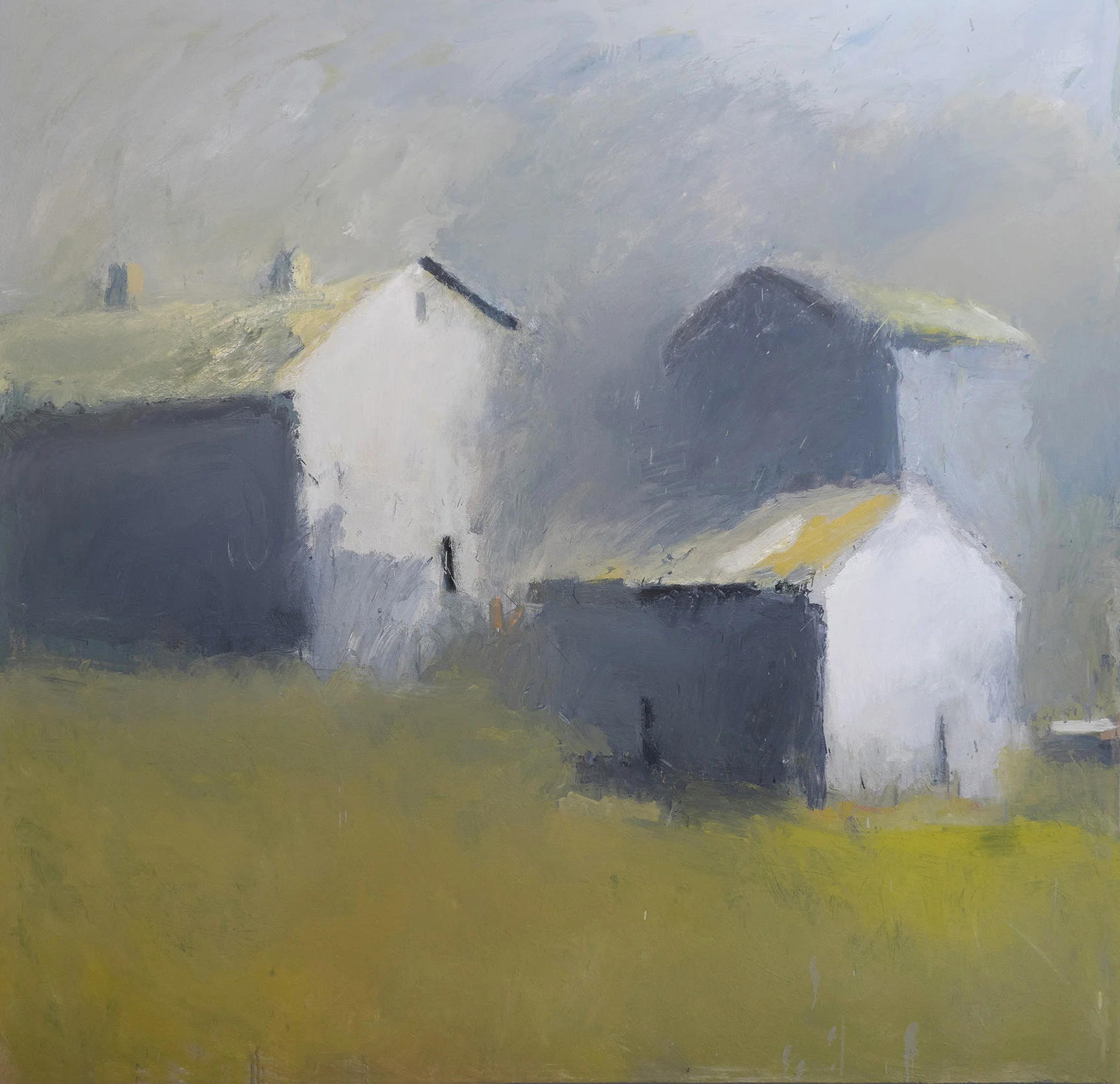 Sunlit, 60 x 60 inches, Oil on Canvas