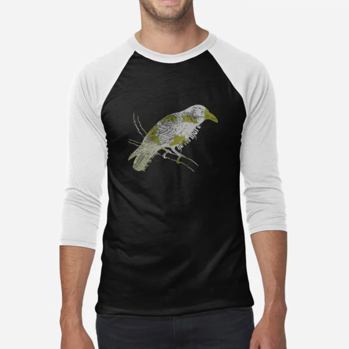 ¾ Sleeve Baseball Tee