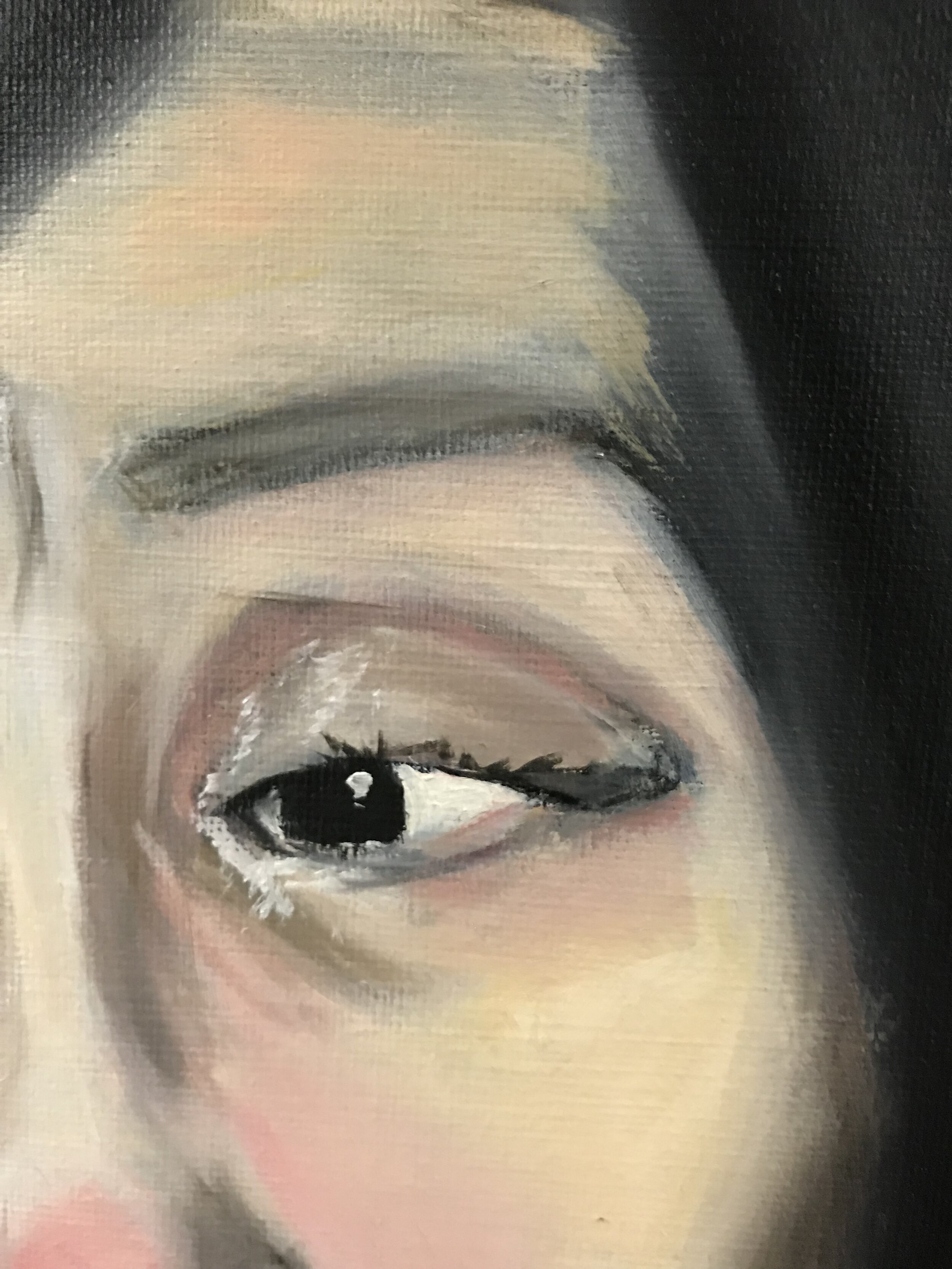 [Detail] “Atausiq” oil on canvas; 18 x 24 in (x3) (2017)