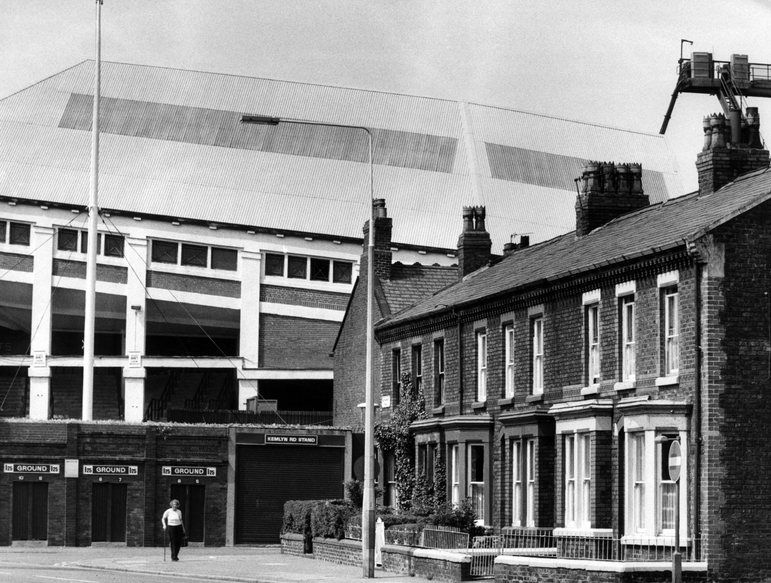 Anfield Stadium in 1980
