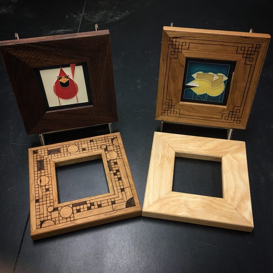 Finished frames