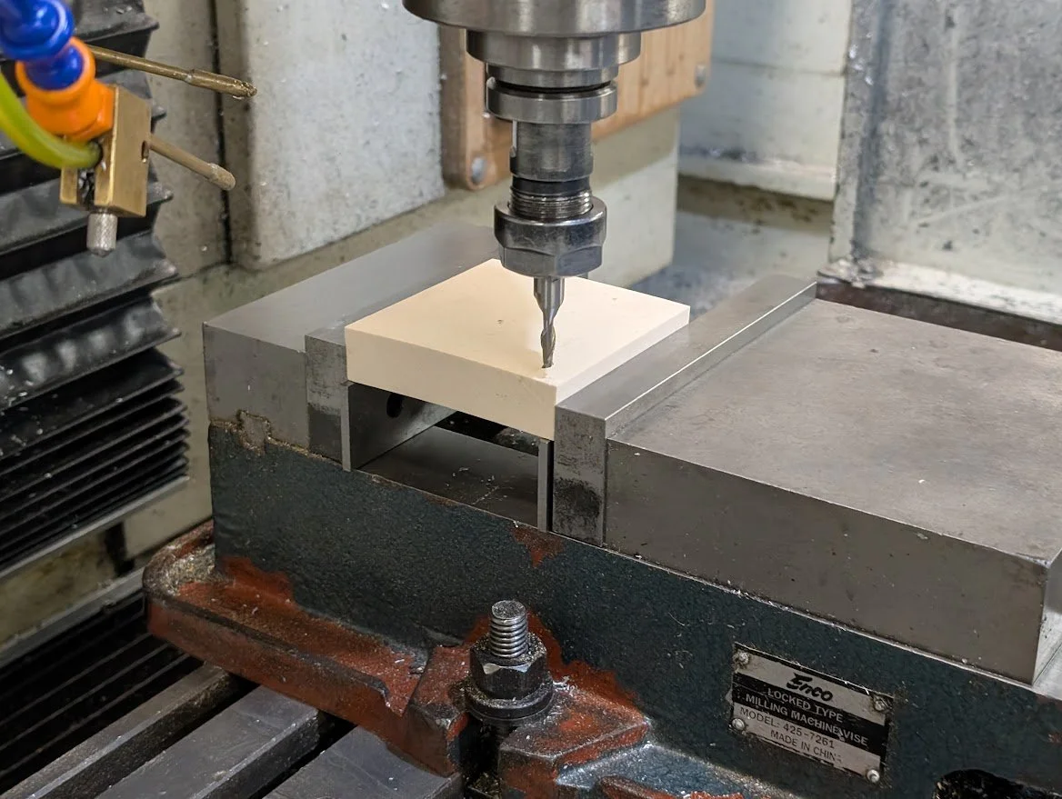 "Touching off Z" on the tooling board