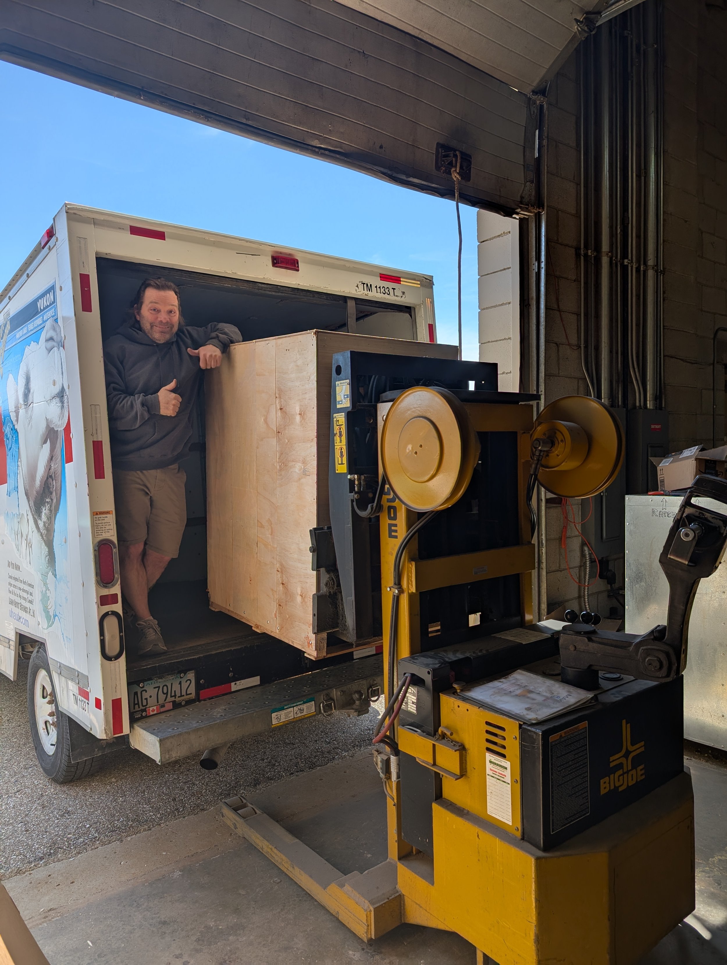 Time to unload!