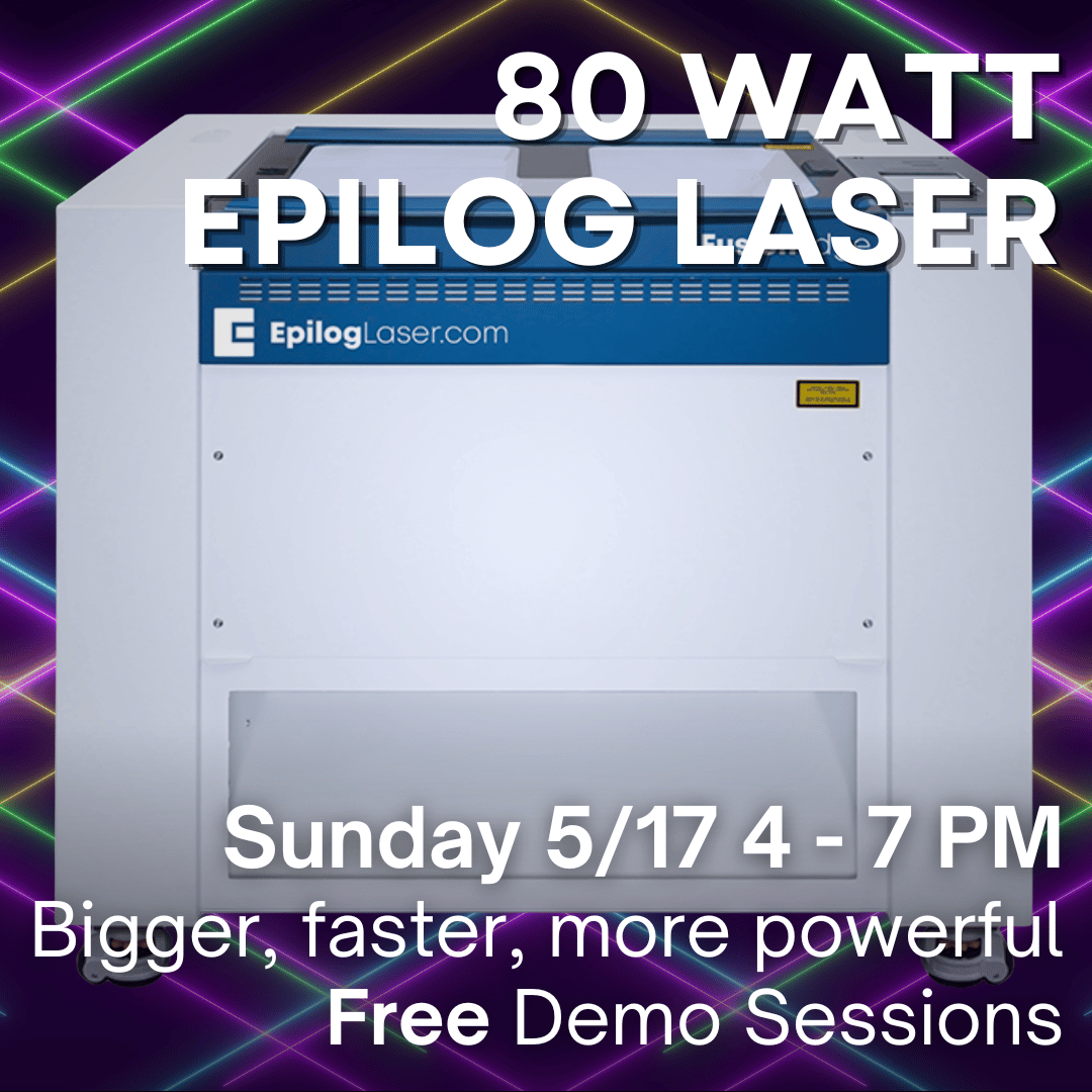 New 80 Watt Epilog Laser!