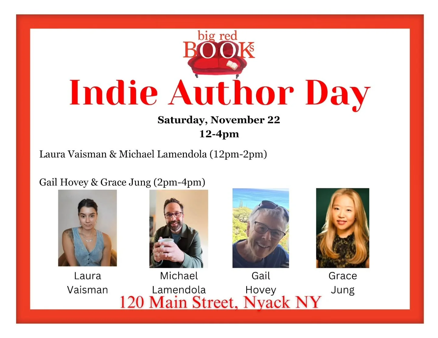 I will be doing my first book signing for Penny Panic and meet &amp; greet at @bigredbooks in Nyack, Nov 22nd (12-2pm)

Come hang, buy some books and hang in the coolest &amp; cutest bookstore in town. 

PS: My book is a great stocking stuffer. I thi