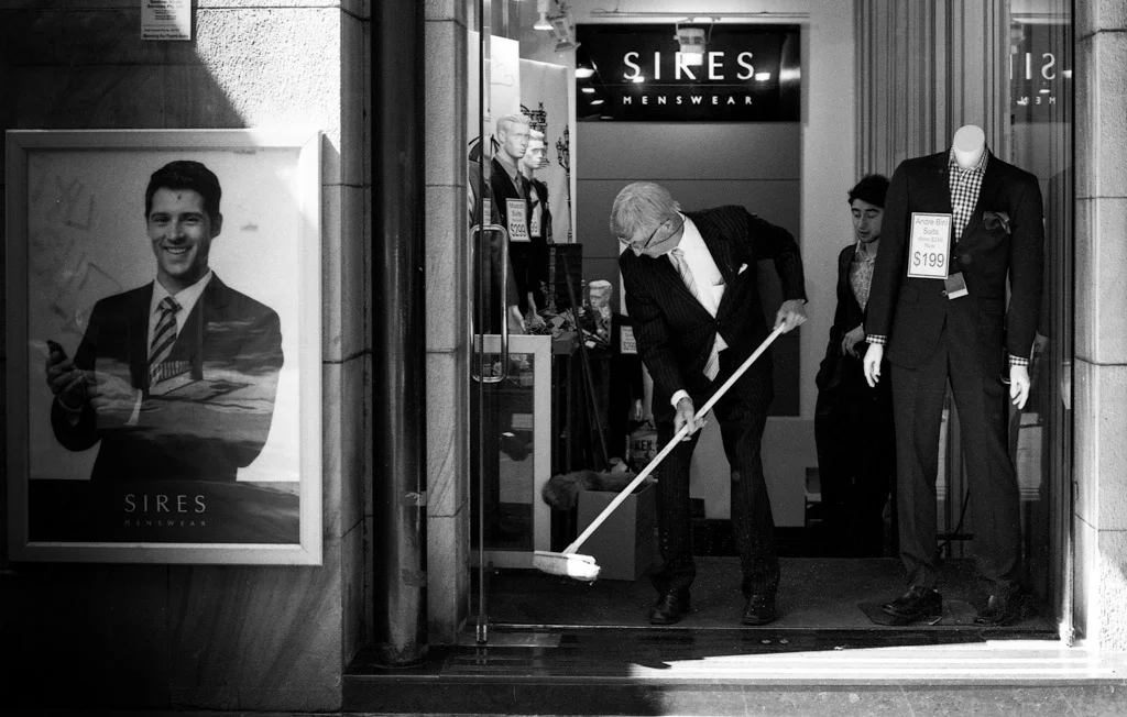 Stephen Bowater - Suited Sweeper