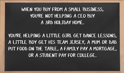 Support Small Businesses — Lipstick, Iced Tea & Glitter