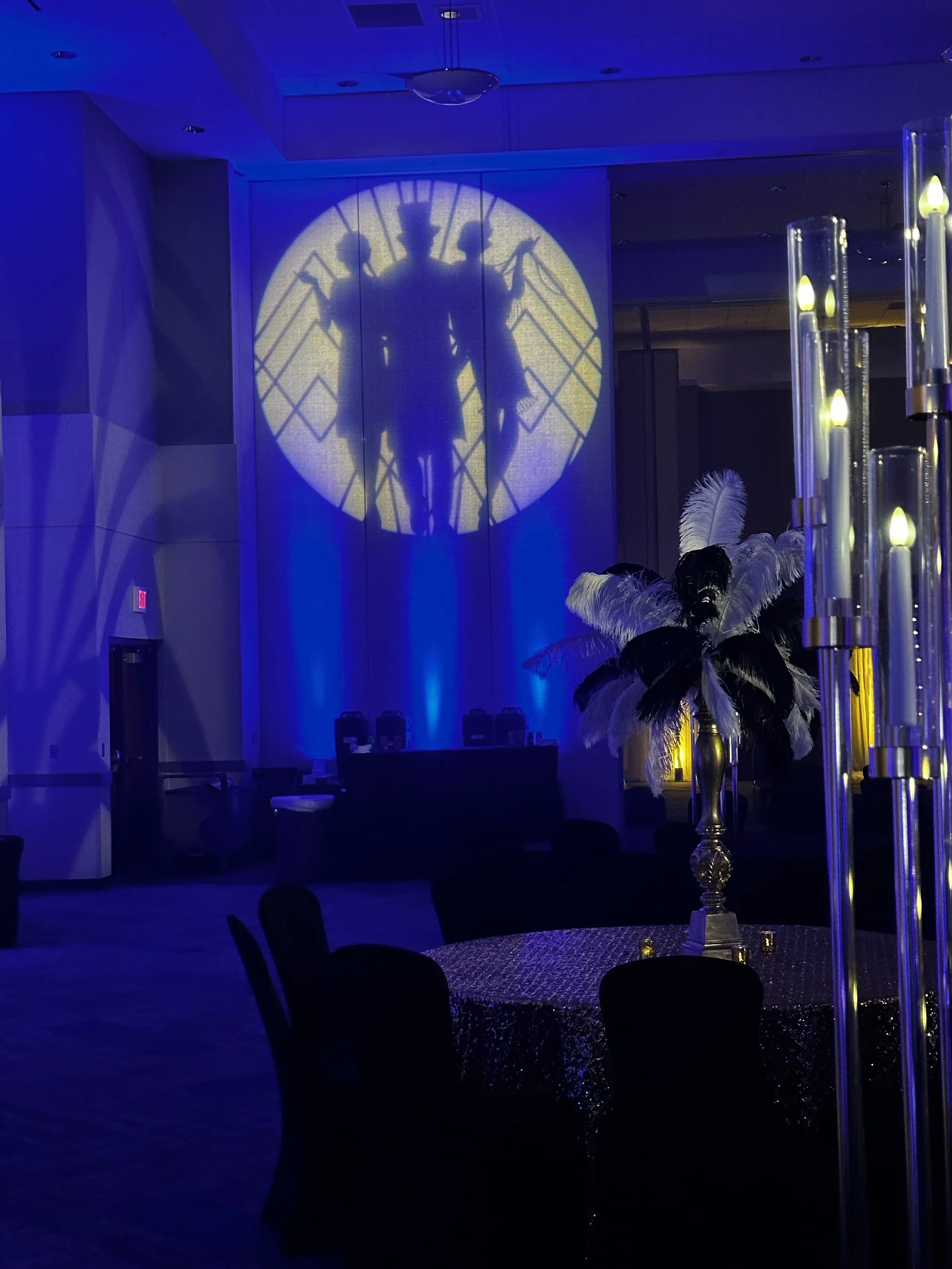 Prom--Custom Gobo and lighting design