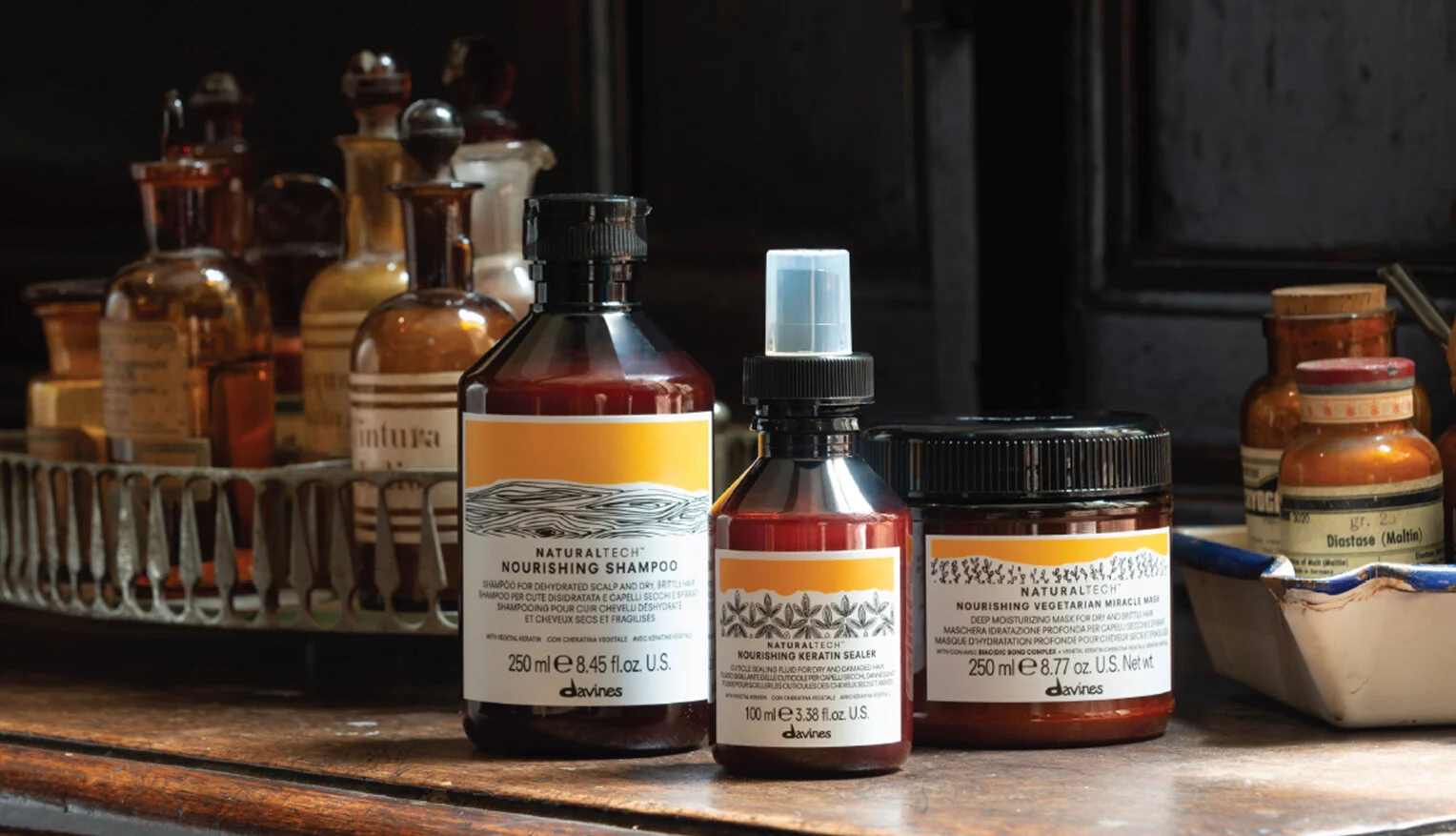 NATURALTECHNOURISHING Shampoo- Nourishing Shampoo cleanses gently with a nourishing action without changing the hair structure.NOURISHING Hair Building Pack- it restructures and nourishes the hair shaft leaving the hair soft, shiny and full-bodied.N…