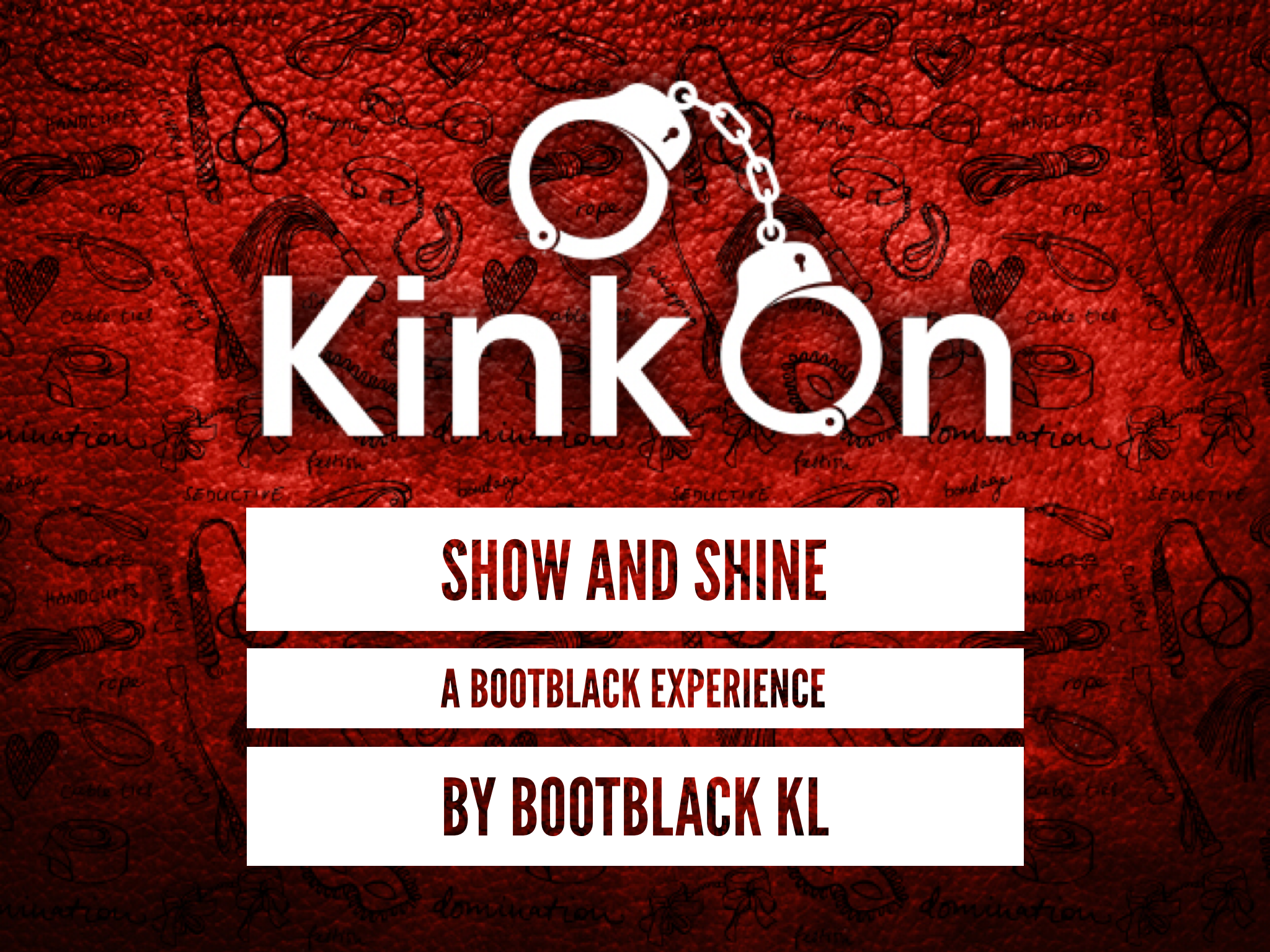 Saturday 9th at 3:30pm in Studio 2 Presented by Bootblack KL Tickets